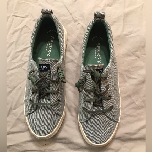 Sperry Crest Vibe Sneakers-Size 7.5-Green-BRAND NEW IN BOX - Picture 4 of 9